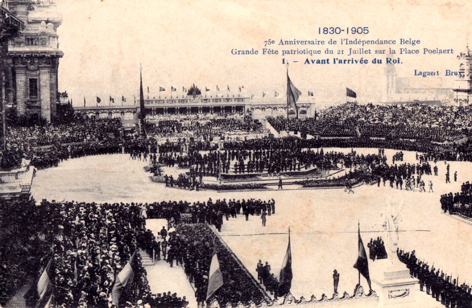 1830 1905, 75º aniversário da independência belga, 1, Arquivo de Villa Maria, Angra do Heroísmo, Açores.