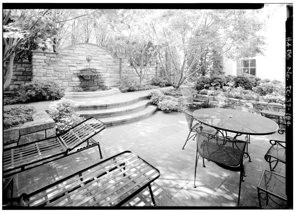 184 south grounds view of terrace