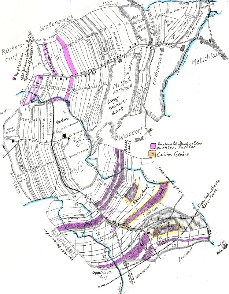 1850 Ebersdorf Flurkarte