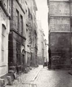 Charles Marville, Rue des Marmousets, ca. 1853–70