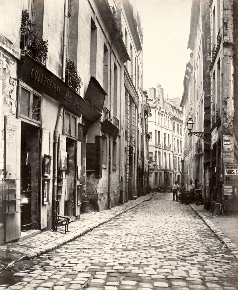 Charles Marville, Rue du Jardinet, ca. 1853–70