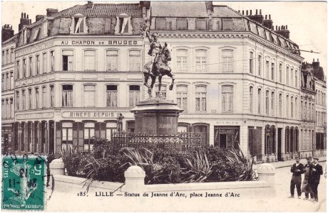 185. Lille — Statue de Jeanne d'Arc, place Jeanne d'Arc