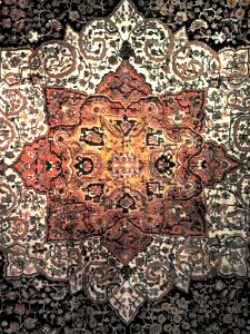 Persia Sultanabad carpet (detail) photo