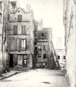 Charles Marville, Rue du Marché aux fleurs, ca. 1853–70