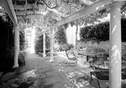 186. South Grounds; View of Pergola