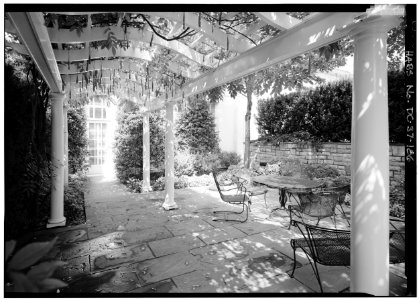 186 south grounds view of pergola