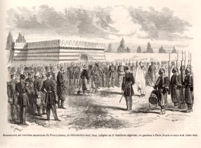 18650408 - Le Monde illustré - Enterremment au Père-Lachaise