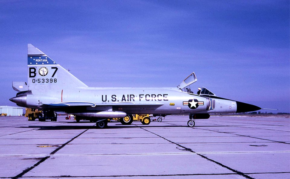 186th Fighter-Interceptor Squadron F-102 Delta Dagger 55-3398