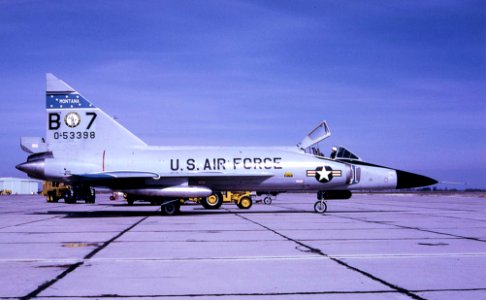 186th Fighter-Interceptor Squadron F-102 Delta Dagger 55-3398