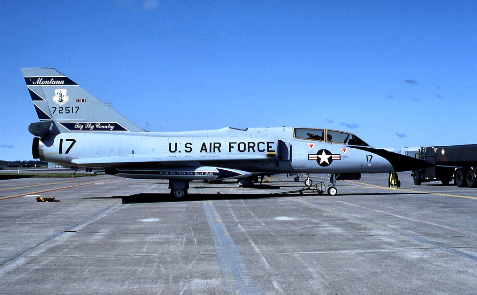 186th Fighter-Interceptor Squadron F-106 Delta Dart 57-2517