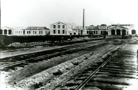 1871 год. Главные железнодорожные мастерские в Таллинне photo