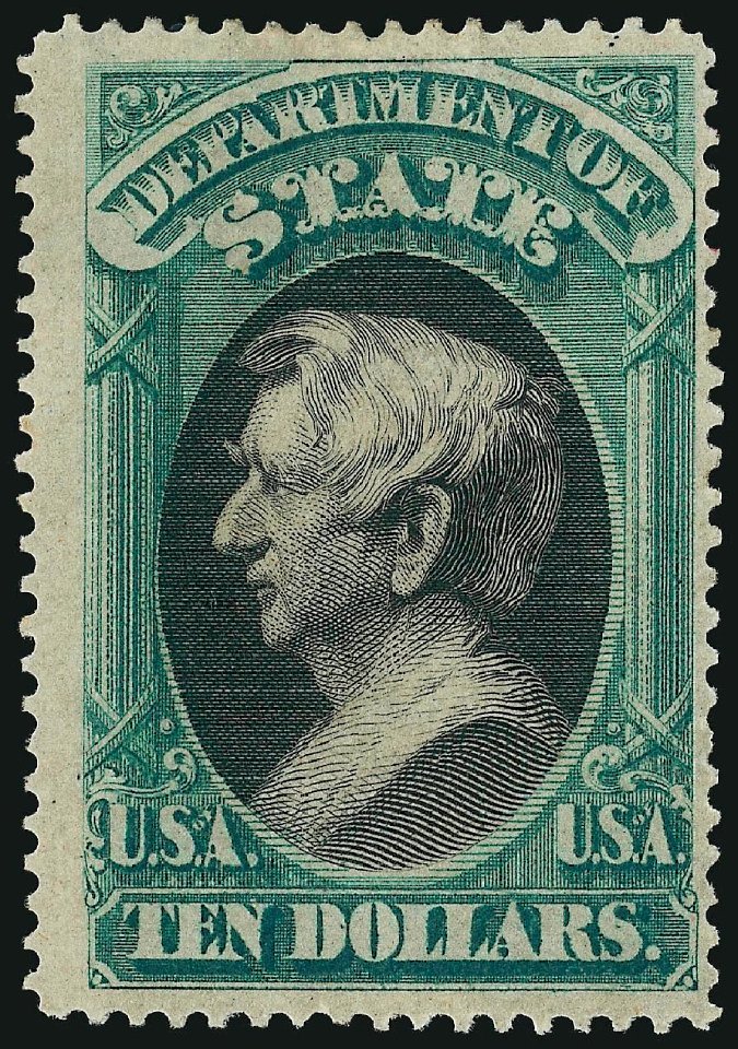 1873-William H Seward 10 Dollars State Department