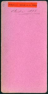 1873-07 Helgoland. Unterland von der Südspitze. Stereoskopie, Revers