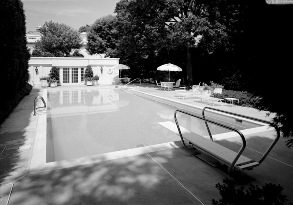 188. South Grounds; View of Pool