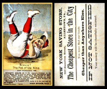 1875 - New York Saving Store - Trade Card