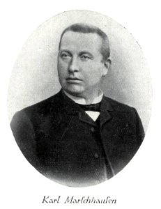 1880 circa Karl Marschhausen, Unternehmer, Hannover
