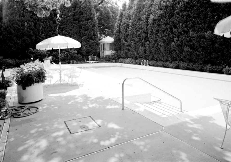189. South Grounds; View of Pool