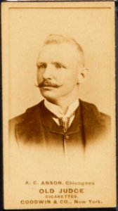 1887 N172 Old Judge Cap Anson