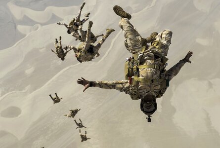 Spec ops jump skydive