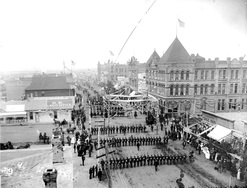 1889 Constitutional Convention Parade Bismark ND
