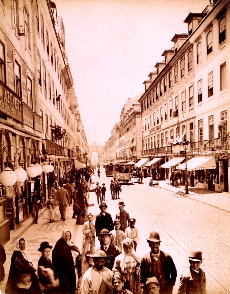1890 - Rua augusta - Lisboa
