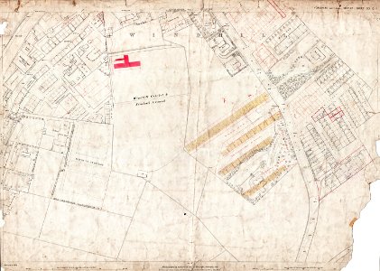 1891 map of Windhill West Yorks photo