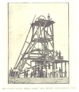 LANGLAAGTE GOLD MINING CO. head gear, new style