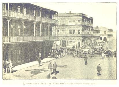 JOBURG (1893) Simmons Street, between the chains photo