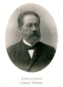 1893 verstorbener Kommerzienrat Conrad Bühring, Hannover, Portrait