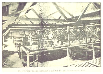 ROBINSON GOLD MINING CO. cyanide works photo