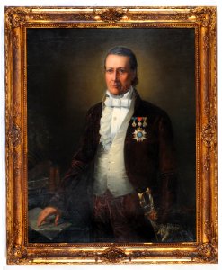 Cláudio Luiz da Costa. Pintura de G. Bruschetti
