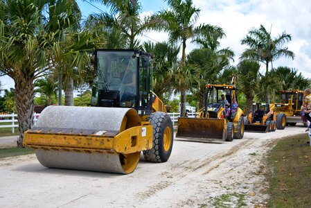 Loader backhoe countryside