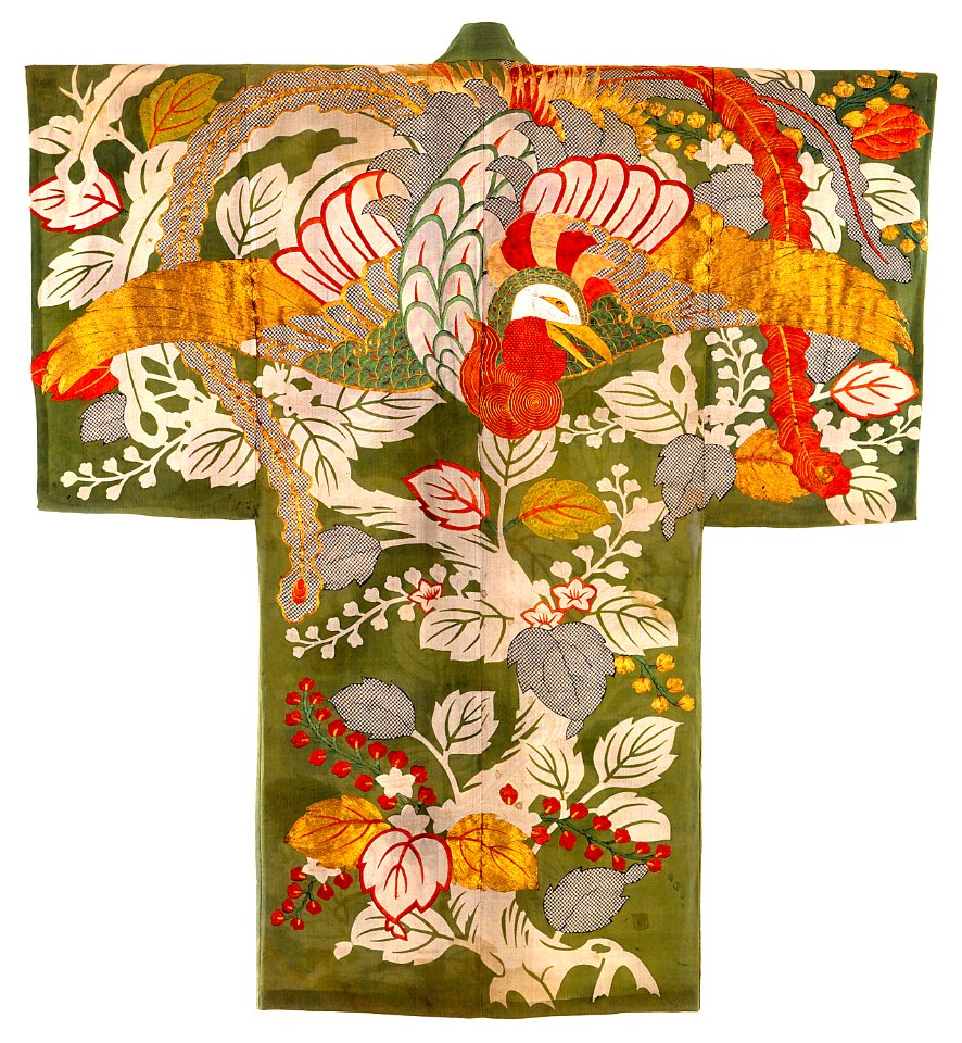 Coverlet shaped like a kimono IMA 82249