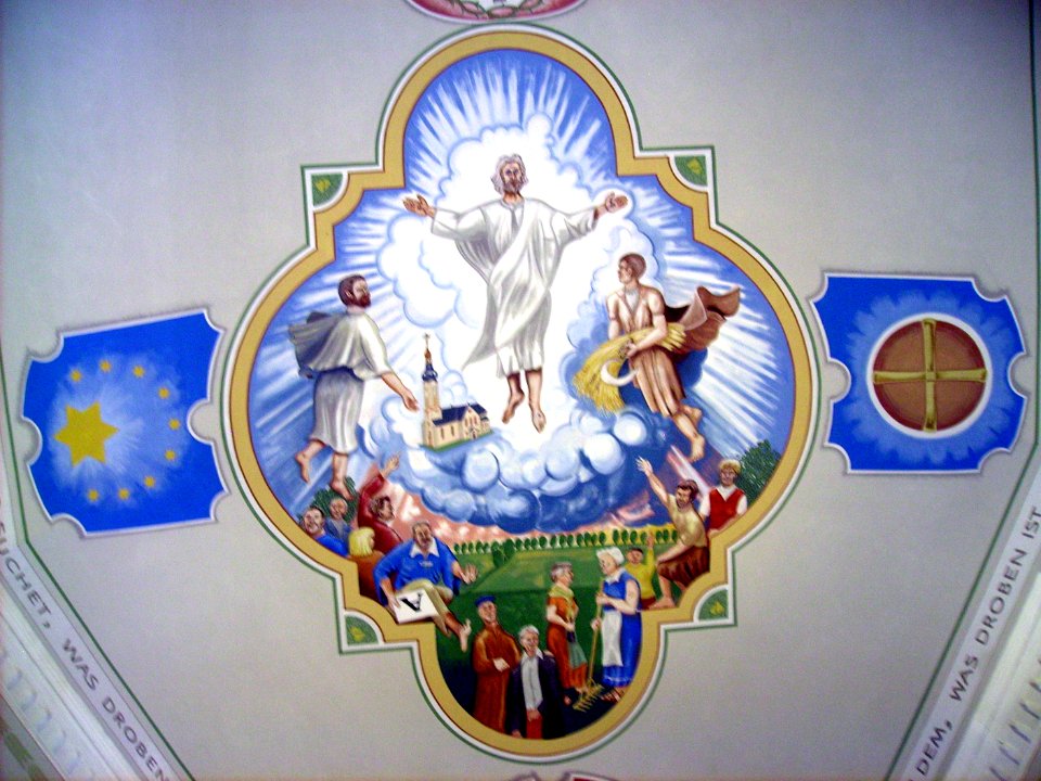 Deckenbild Kirche Klepzig