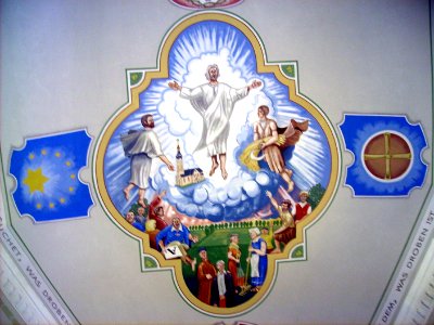 Deckenbild Kirche Klepzig