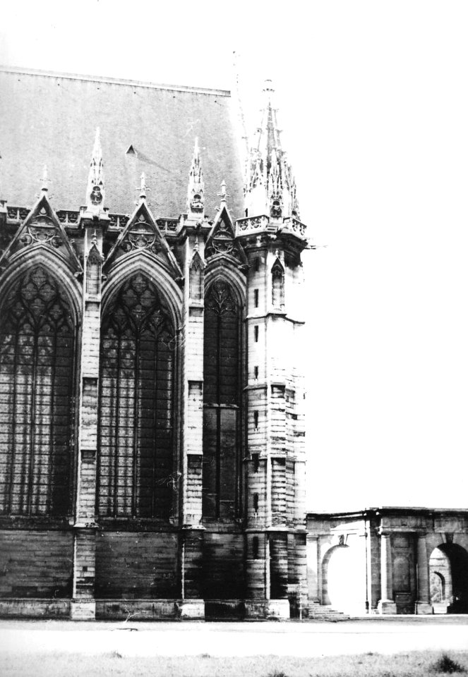 Detail of Sainte-Chapelle de Vincennes, 1981