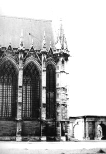 Detail of Sainte-Chapelle de Vincennes, 1981