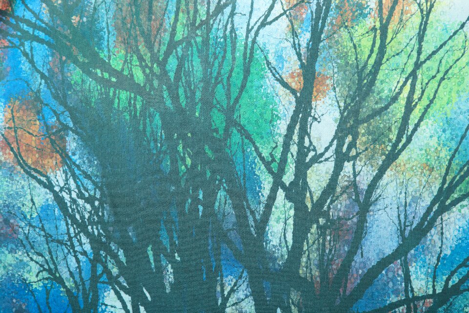 Vivid color weaving copy space