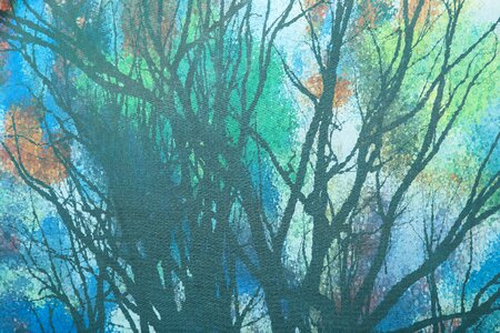 Vivid color weaving copy space