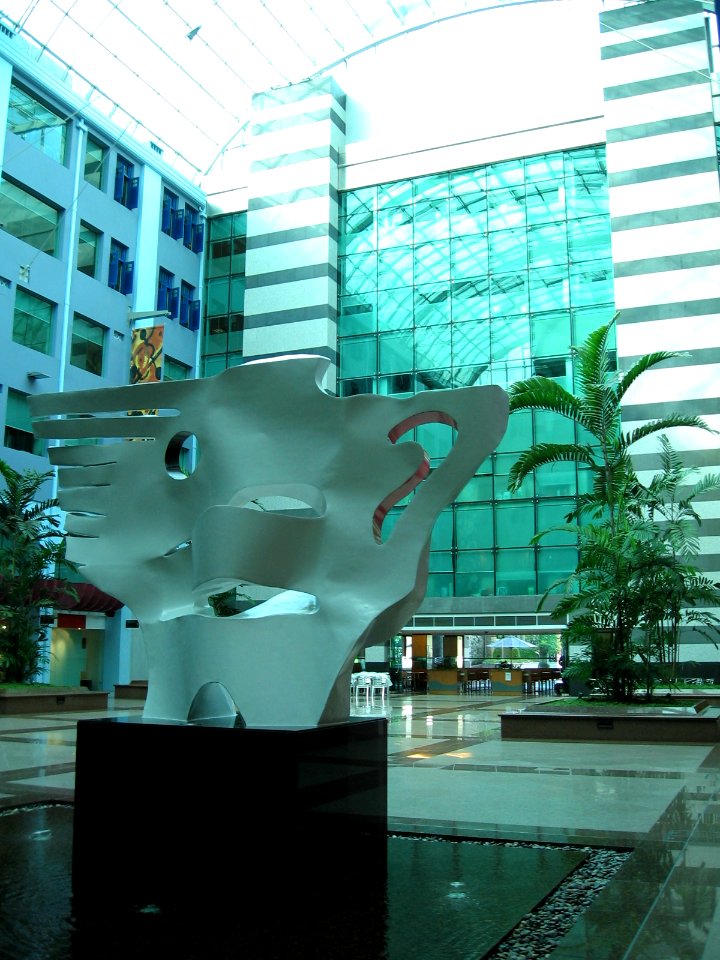 Dialogue (2000) by Ng Yak Whee, MICA Building, Singapore - 20060211