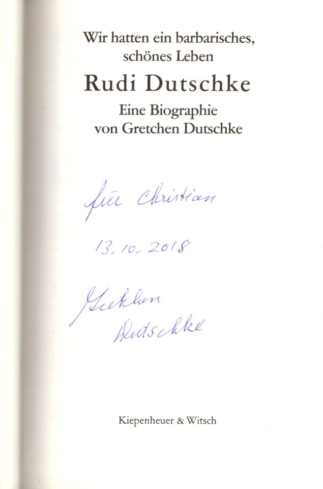 Dutschke Signatur
