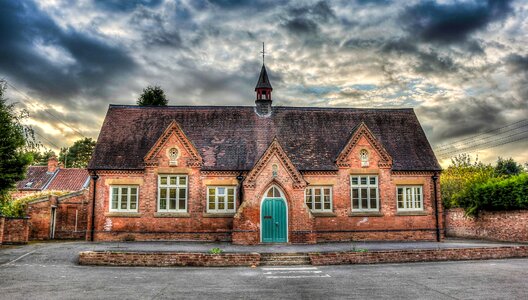 Architecture exterior school building