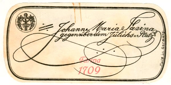 Ex-Etikett-Farina1709-rot