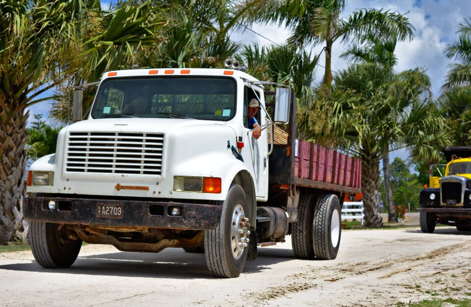 Drive dump truck old