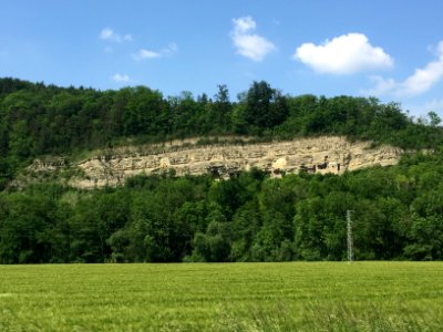 Felsenburg Buchfart von der Landstrasse 87, westlich von Buchfart