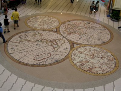 Floor Mural at Compass Point photo