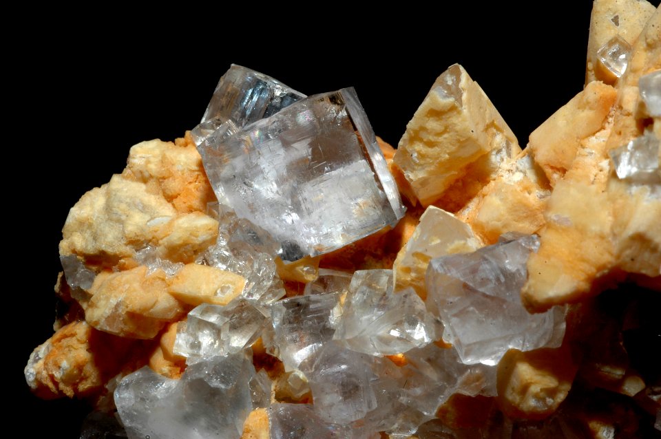 Fluorine sur calcite (Maroc)