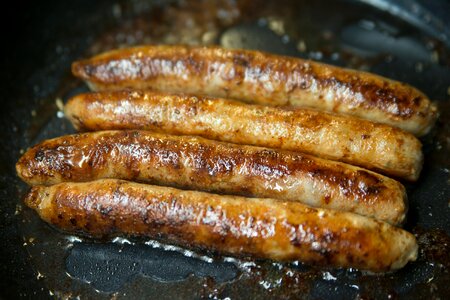 Cook bratwurst grill sausage photo