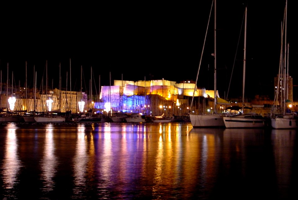 Fort Saint-Nicolas de nuit