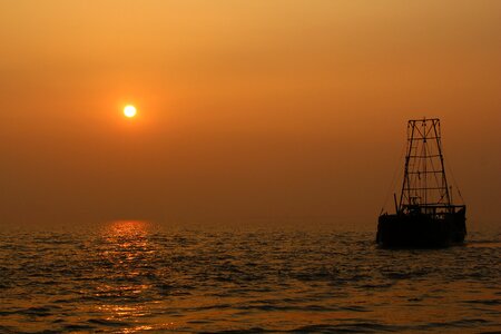 Sunrise sea lonely